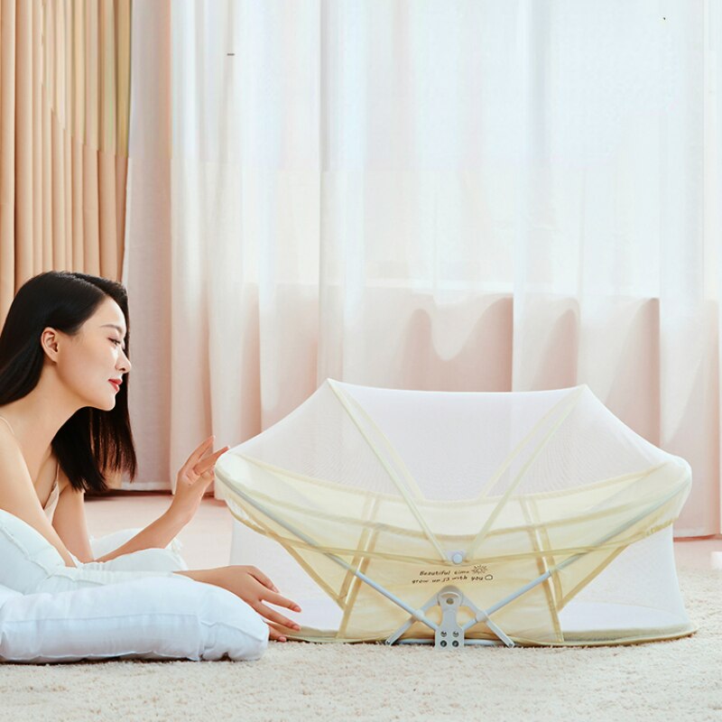 Portable Detachable Clean Mosquito Net Bed in Bed Baby Anti-shock Babynest Handle Anti-mosquito Design Baby Sleep Co